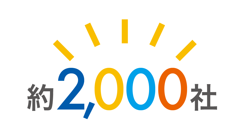 導入実績約2,000社!