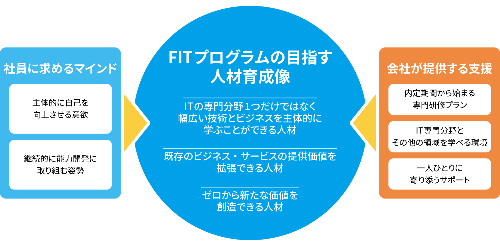 FITプログラムの⼈材育成像